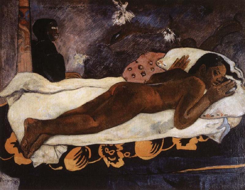 Paul Gauguin The Spirit of the Dead Watching oil painting picture